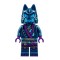 Wolf Mask Claw Warrior with Earth Blue and Dark Azur Mask and Neck Bracket Minifigure