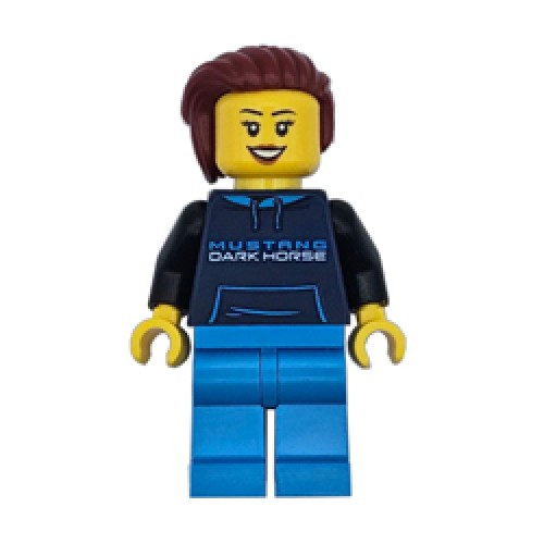 Ford Mustang Dark Horse Driver Minifigure