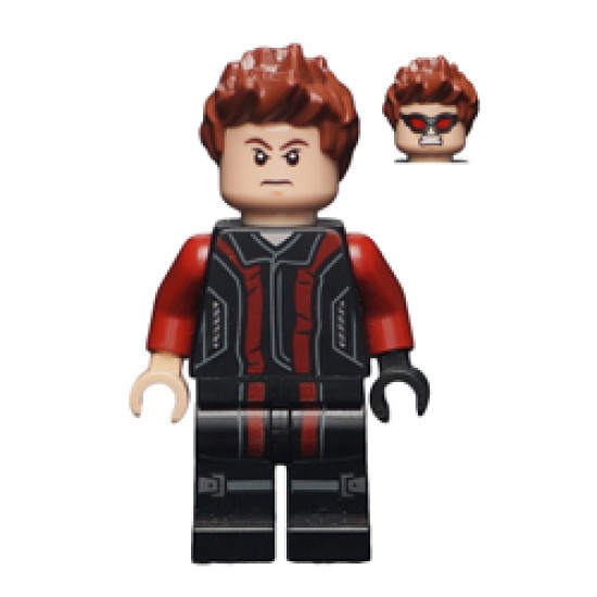 Hawkeye with Black and Dark Red Suit Minifigure
