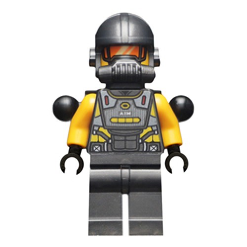 AIM Agent - Backpack and Pins with Tow Ball Minifigure