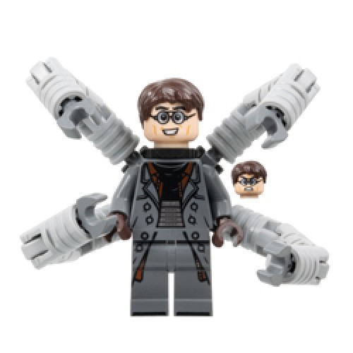 Dr. Octopus (Otto Octavius) / Doc Ock with Mechanical Arms Minifigure