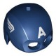 Captain America - Earth Blue Suit, Reddish Brown Hands, Helmet Minifigure